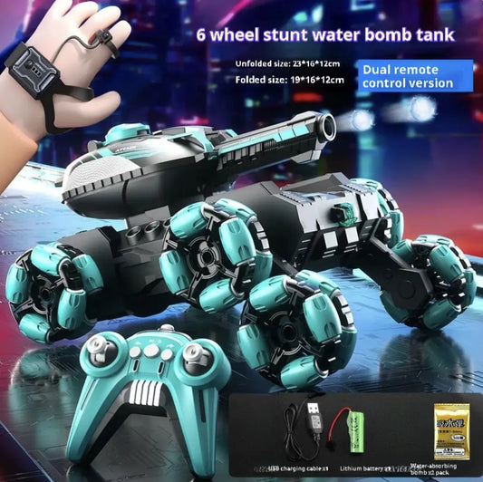 Gesture Boys Omni-Wheel Motion Control Tank – The Ultimate RC Stunt Machine! 🚀🔥